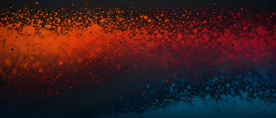 Blue orange red black noise texture color gradient backdrop header poster banner