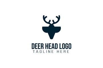 creative deer head logo design Deer vector art	