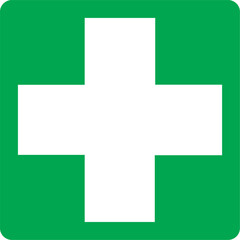 First aid sign, First aid kit, medical bag ,health cross medical symbol, medicine emergency