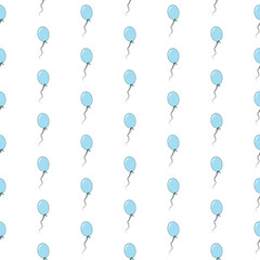 Light blue balloon pattern