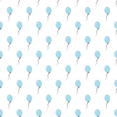 Light blue balloon pattern