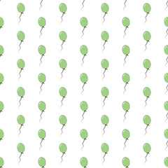 Light green balloon pattern