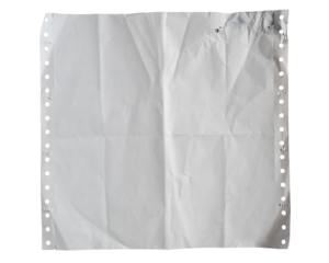 Continuous form paper