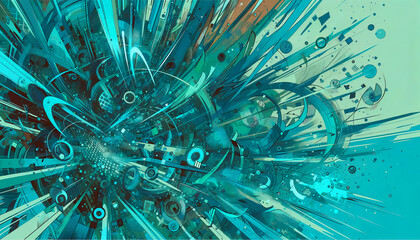 abstract blue background