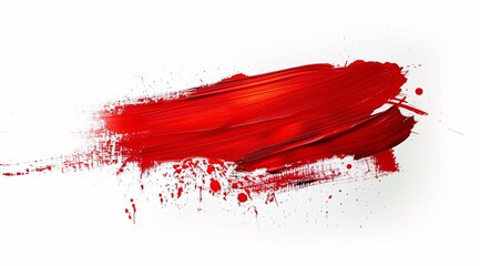 Red Paint Splatter: A Monthly Art Trend Generative AI