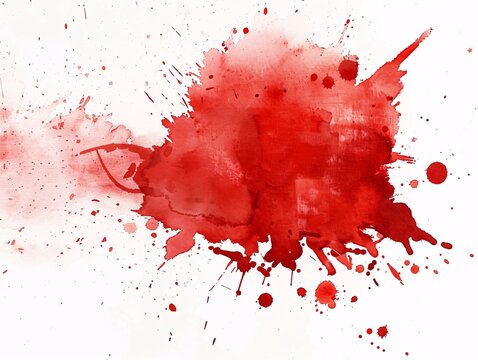 Red Blood Stain on White Background: A Catchy Title for a Monthly Event Generative AI