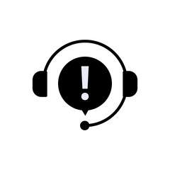 Complaint Icon, Grievance. Unsatisfactory, Unacceptable Expression. Gripe, Disorder Symbol - Vector.