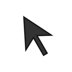 Cursor Icon. Click, Direction. Pointer Illustrations - Vector, Sign and Symbol for Design, Presentation, Website or Apps Elements.      