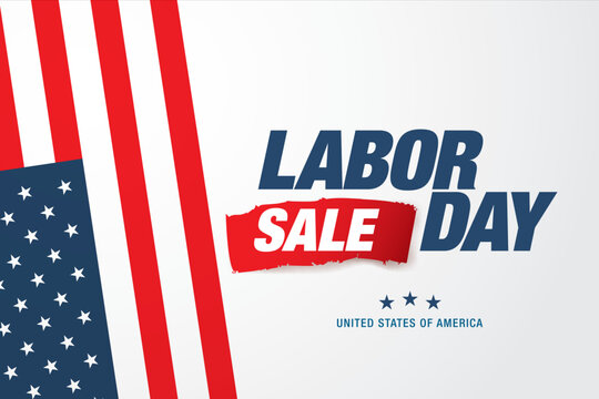 labor day sale banner vector graphic design