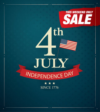 independence day sale banner vector graphic design