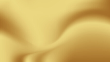Gold abstract blurred gradient background. Vector illustration.