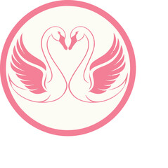 pink heart with wings