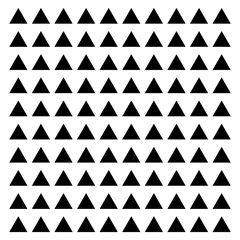 hundred black triangles. vector. Triangle Icon Black Triangle up arrow or pyramid flat vector icon for apps and websites