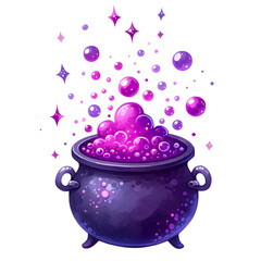 Cauldron for Witchcraft, Potion-making, Witches' tool for halloween decoration