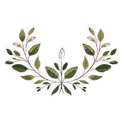 leaf, watercolor, graphic, luxury, creative, floral, background, wedding, illustration, card, design, gold, invitation, drawing, frame, abstract, art, circle, decoration, vector, cover, botanical, bou