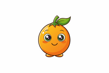 kumquat food vector illustration
