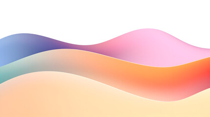 Digital technology rainbow color curve abstract graphic poster web page PPT background with generative