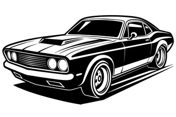 dyno dash car vector illustration