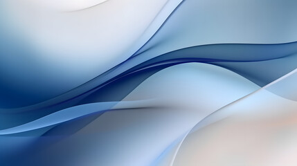 Fototapeta premium Digital technology blue and white curve lines abstract graphic poster web page PPT background with generative