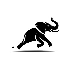 Elephant vector logo. Elephant vector illustration