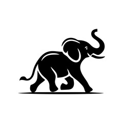 Elephant vector logo. Elephant vector illustration