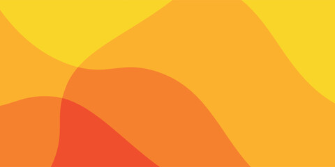 Abstract orange and yellow geometric background. Dynamic shapes composition.