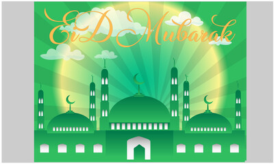 Eid Mubarak
modern style Ramadan Mubarak greeting cards with retro Boho design. Windows and arches with moon, mosque dome and lanterns
