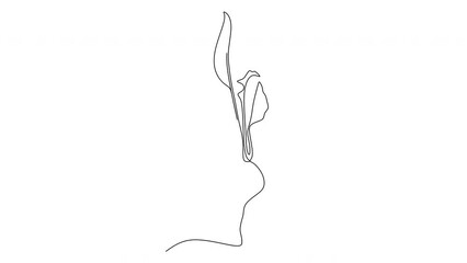 Linear drawing of beets. One line art of fresh garden beet plant concept for vegetable icon. 