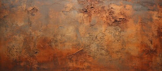 Close-up view of distressed metal surface showing rust patterns against a black background - obrazy, fototapety, plakaty