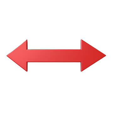 red straight 3d arrow right png illustration with alpha transparent backgroud png