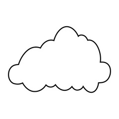Outline Cloud Shape