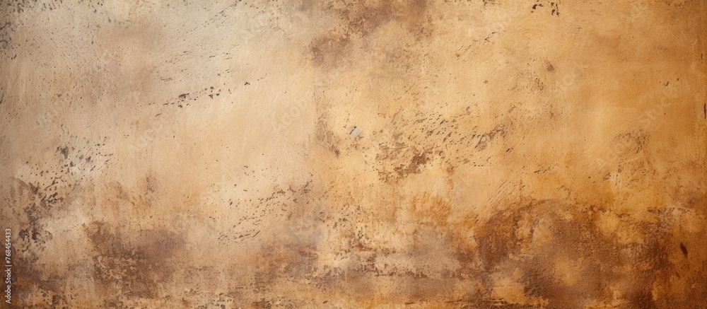 Poster a detailed close up of a brown wood wall texture resembling a natural landscape with grass and soil 