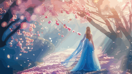 Artistic concept painting of a beautiful fantasy
