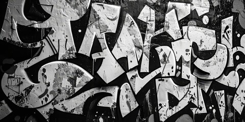 Graffiti on a wall with the letters G, A, M, and S