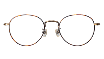 細縁の眼鏡