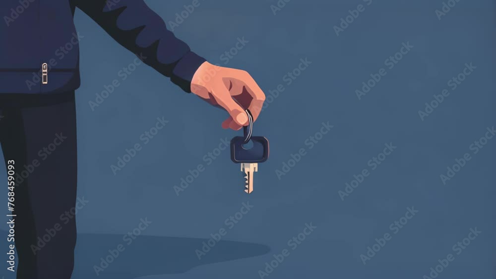 Poster a person holding a key representing the power and responsibility of being designated as an exeor in 
