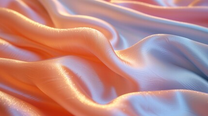 abstract background texture of multi-colored fabric with waves