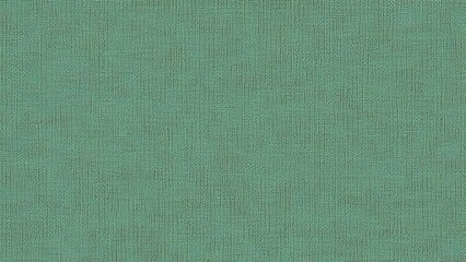 Green fabric texture useful as a background in a design project or wallpaper. - obrazy, fototapety, plakaty