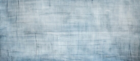 Fototapeta premium A detailed shot of an electric blue canvas texture showcasing tints and shades in a rectangular pattern. The parallel lines create a mesmerizing visual effect on the transparent material