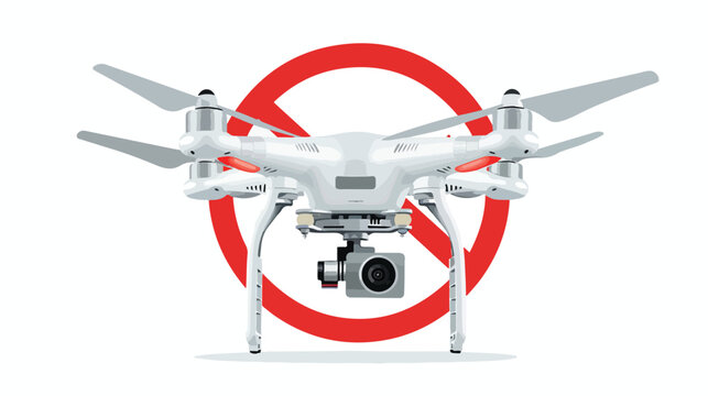 drone quadcopter with camera to take areal photographs