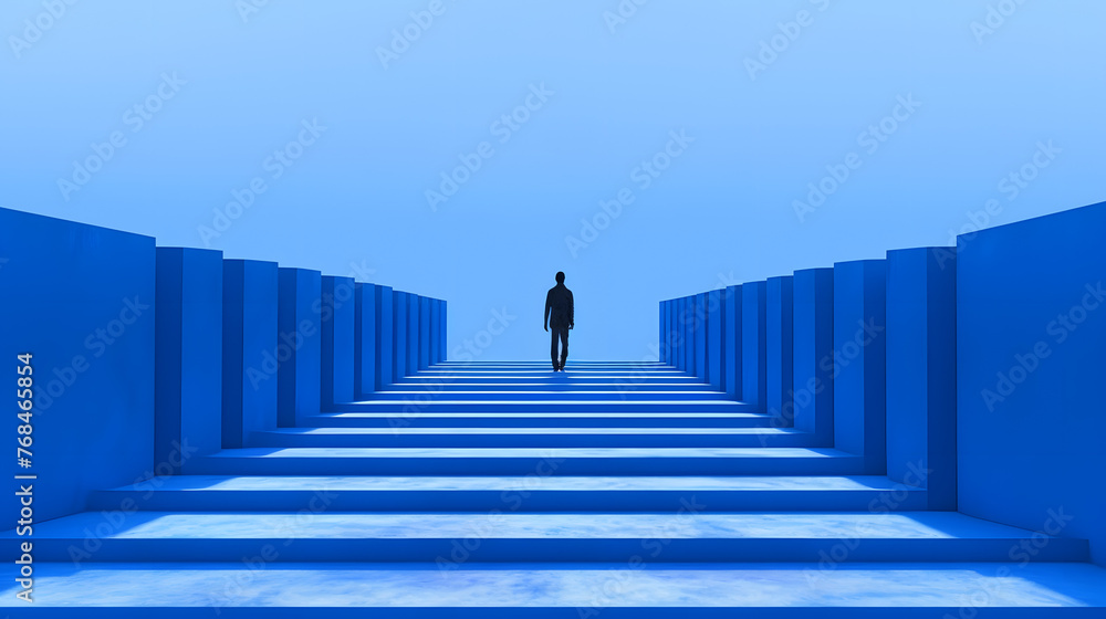 Wall mural digital technology artificial intelligence computer abstract graphic poster web page ppt background 
