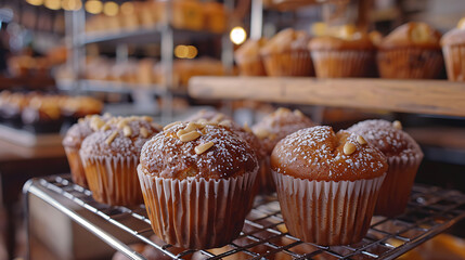 muffins with chocolate