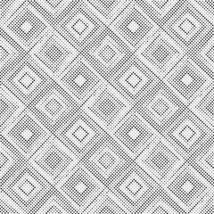 Halftone vector background. Monochrome halftone pattern. Abstract geometric dots background. Pop Art comic gradient black white texture. Design for presentation banner, poster, flyer, business card.