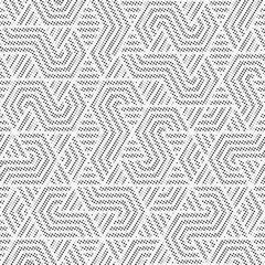 Halftone vector background. Monochrome halftone pattern. Abstract geometric dots background. Pop Art comic gradient black white texture. Design for presentation banner, poster, flyer, business card.