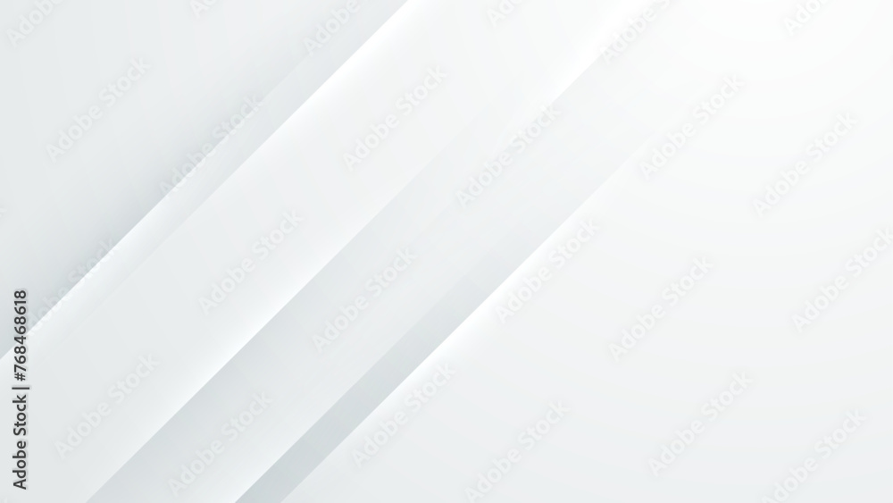 Poster white minimalist and simple geometric shape abstract background