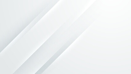 White minimalist and simple geometric shape abstract background