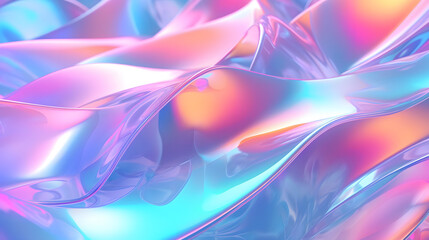 Digital colored transparent glass 3D abstract graphic poster web page PPT background