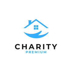 Charity Donation Organization or Foundation Logo Design Illustration Idea