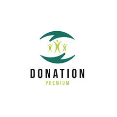 Charity Donation Organization or Foundation Logo Design Illustration Idea