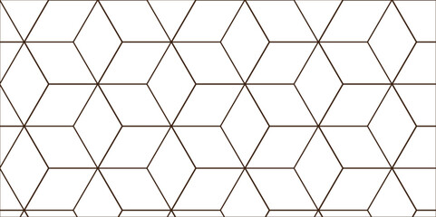 Abstract diamond style minimal blank cubic. Geometric pattern illustration mosaic, square and triangle wallpaper. - obrazy, fototapety, plakaty